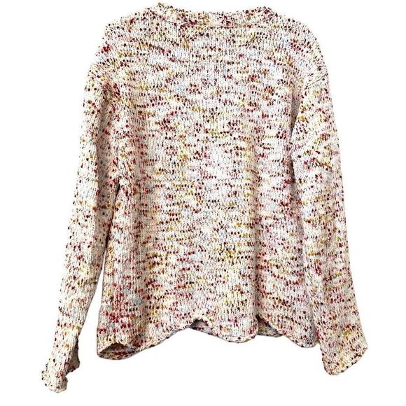 Madison + Hudson Long Sleeve Chenille Knitted Confetti Multicolor Sweater Medium - Picture 2 of 5